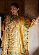Elan Luxury Embroidered Lawn 3 Piece Unstitched Suit EL25LL AURELIA EL25-08 B